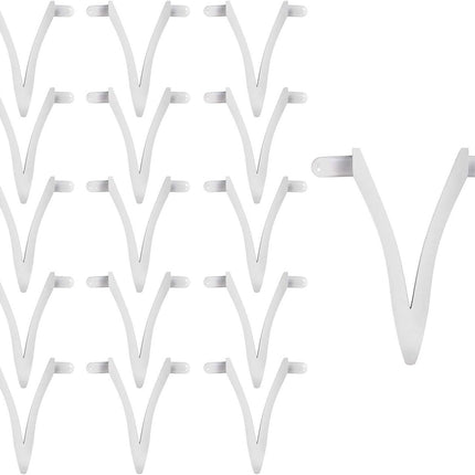 Pool Butterly Clips V-Clips Attachment Clips Replacement or Pool Spa Brush Lea Rake Lea Skimmer (24 Pack)