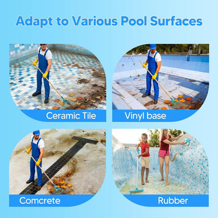 Pool Butterly Clips V-Clips Attachment Clips Replacement or Pool Spa Brush Lea Rake Lea Skimmer (24 Pack)