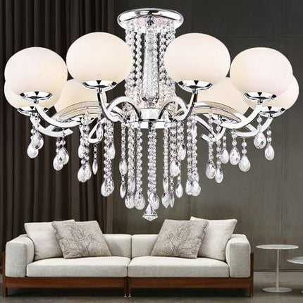 20Pcs Chandelier Crystals, Clear Teardrop Crystal Chandelier Pendants Parts Beads, Hanging Crystals or Chandeliers (38mm, Clear)