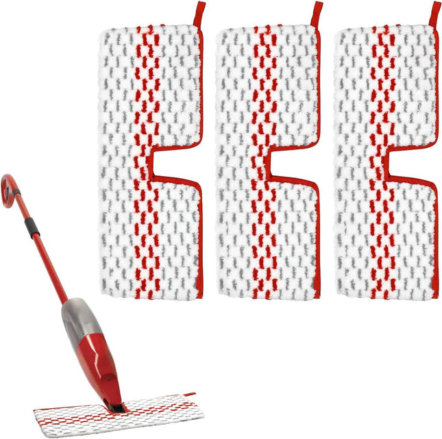 Microiber Spray Mop Pads Compatible with Oceda ProMist MAX Dual-Action Washable lip Mop Pads Replacement or