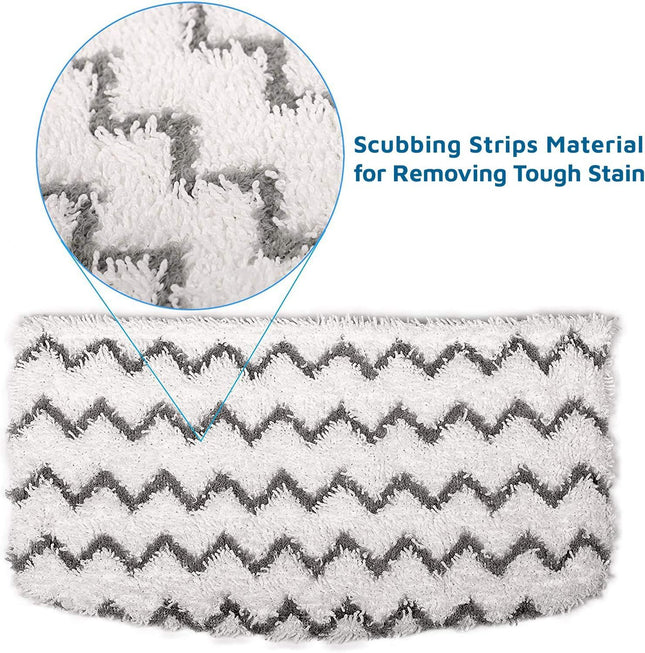 4-Pack Microiber Mop Pads Reills Compatible with Shark Steam Mop S1000 S1000A S1001C S2001 Washable – product detail