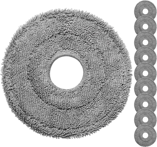 Robot Vacuum and Mop Pads 10 Pack or QV 35A/Saros 10R/Q Revo/Qrevo S/Qrevo Pro/Qrevo V1259-DP01-E-420