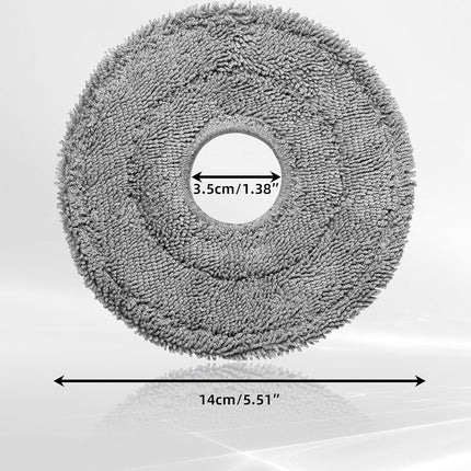 Robot Vacuum and Mop Pads 10 Pack or  QV 35A/Saros 10R/Q Revo/Qrevo S/Qrevo Pro/Qrevo Plus/Qrevo Master/Qrevo Slim/Qrevo Curv/Qrevo Edge Robot Vacuum Cleaner, High-Twist Braided Microiber