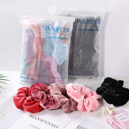 White Scrunchies or Tie Dye, DIY Cotton Bow Scrunchies, Headbands, 3 Kinds o Party Activities Hair Accessories or Girls and Women, 20 Pieces