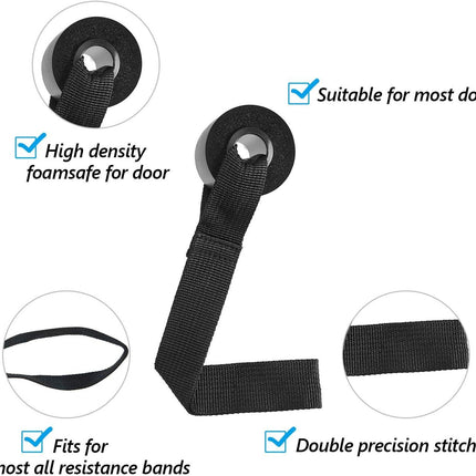 4 Pieces Door Resistance Bands Cable Door oam Exercise Training Strap or Workout itness