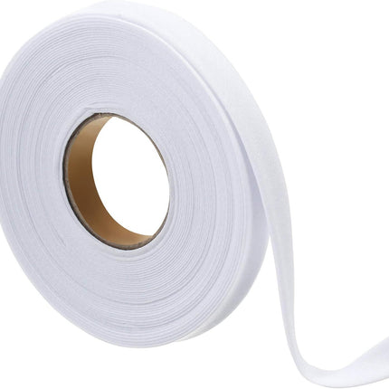 1/2 Inch Double old Bias Tape Bias Binding Wide old Cotton Tape or Sewing Seaming Hemming Piping Quilting Projects (White,10 Yards)