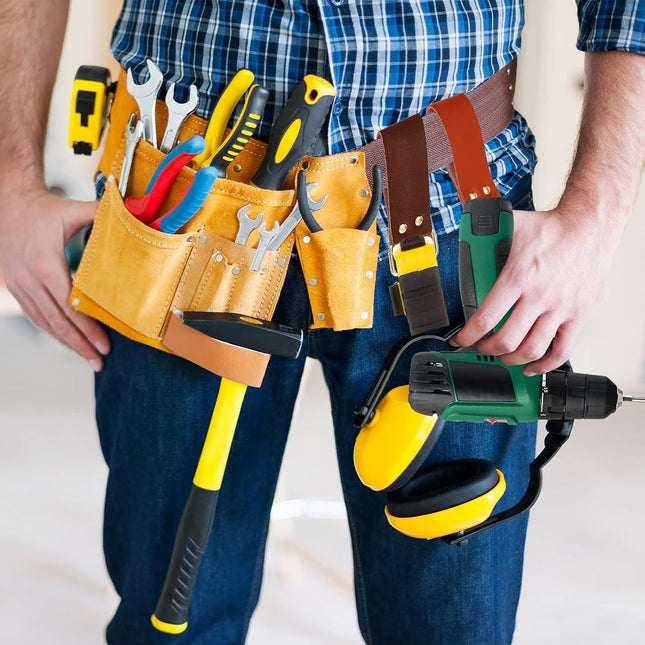 4 Pieces Leather Tape Measure Holder Belt Clip Measuring Tool Loop or Drills Impact Tools – product detail