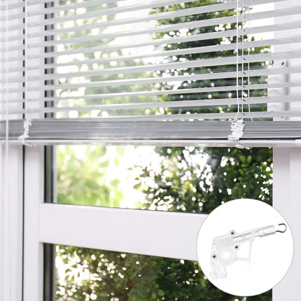 4 Pieces Low Proile Wand Tilter Universal Wand Tilter or 2 Inches Horizontal Blinds Tilt Mechanism Hook Connection with Hexagon Shaped Gear Low Rail Blinds Parts