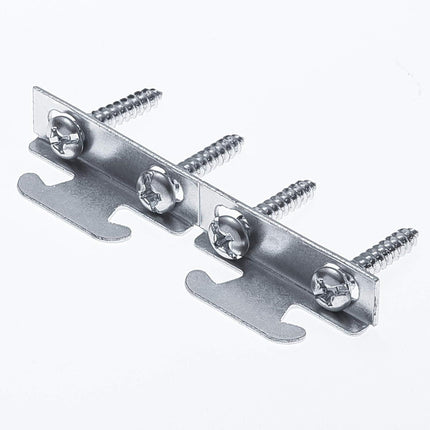 Curtain Rod Brackets & Hooks Accessories - Adjustable Sets with Screws & Support Hangers or Home & Kitchen (10 Sets)