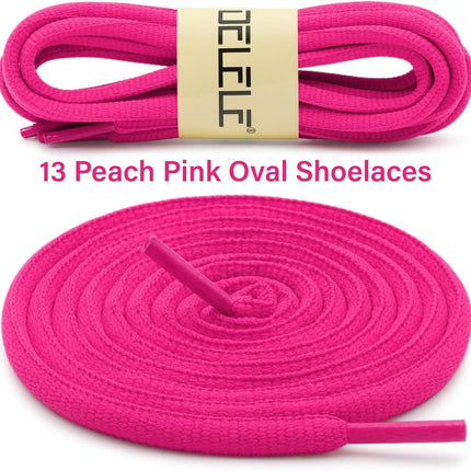 Oval Athletic Shoelaces Thick 4MM Hal Round Shoe Laces Strings 2 Pair
