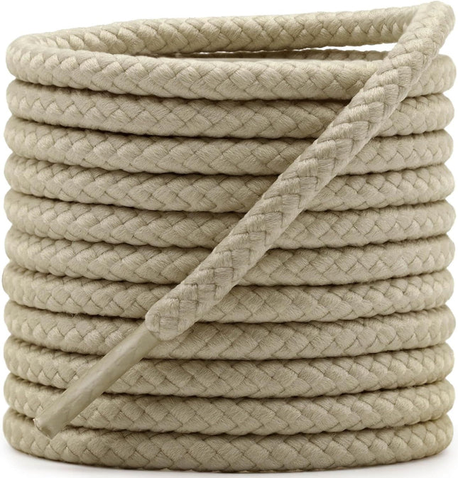 Round Braided Hiking Shoelaces Work Climbing Shoe Laces or Boot 2 Pair V1259-DP01-E-511