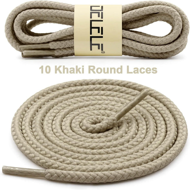 Round Braided Hiking Shoelaces Work Climbing Shoe Laces or Boot 2 Pair – product detail