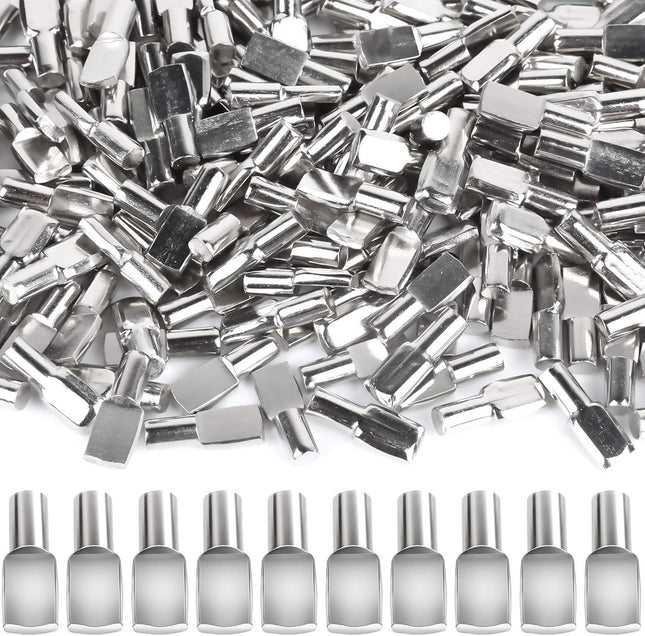 200 PCS 5mm Shel Pins Shel Pegs Metal Nickel Pins Support Pegs Cabinet V1259-DP01-E-577