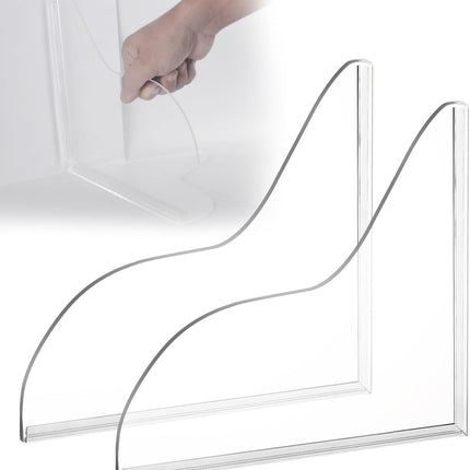 Bathroom Shower Splash Guard or Tub, 2 Pcs Bathtub Water Guards, Shower Water Guard or Bathtub Splash Guard Removable, Bathtub Water Splash Guards Corner Guards to Keep Water in Shower Bath