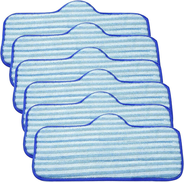 6 Pack Microiber Pads Compatible with Dupray Neat Steam Cleaner Durable Reusable and Machine Washable