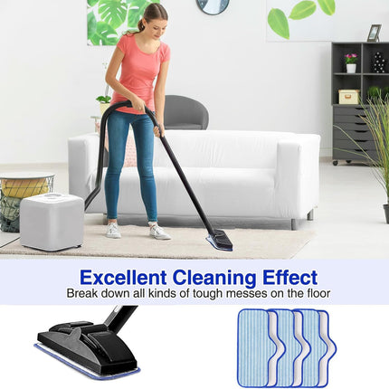 6 Pack Microiber Pads Compatible with Dupray Neat Steam Cleaner, Durable, Reusable and Machine Washable