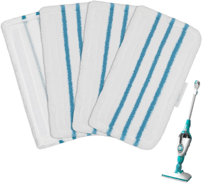 4Pack Steam Mop Pads Replacement or Black Plus Decker Steam Mop SM1600 SM1610 SM1620 HSM13E1