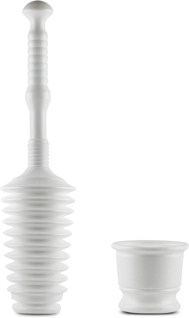 Master Plunger MP500-B4 Heavy Duty Bathroom Toilet Plunger Kit with Short Bucket.Equipped with Air Release