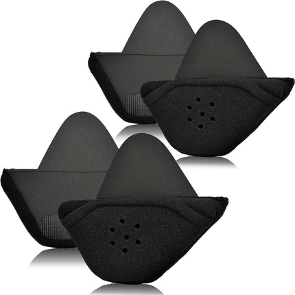 iGuerburn 2 Pair Half Helmet Ear Pads Speaker Pockets, Bluetooth Motorcycle Helmet Speakers Pouches 1/2 Helmet Accessories Ear Protection Reduce Wind Noise