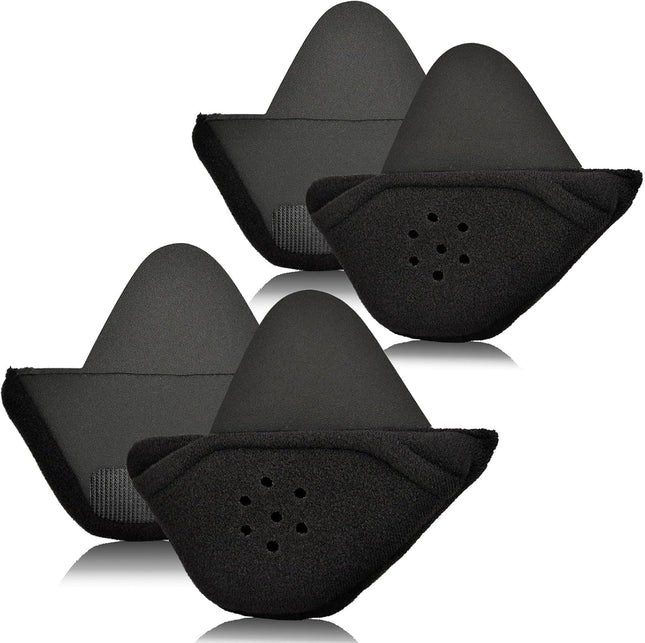 iGuerburn 2 Pair Half Helmet Ear Pads Speaker Pockets Bluetooth Motorcycle Helmet Speakers Pouches
