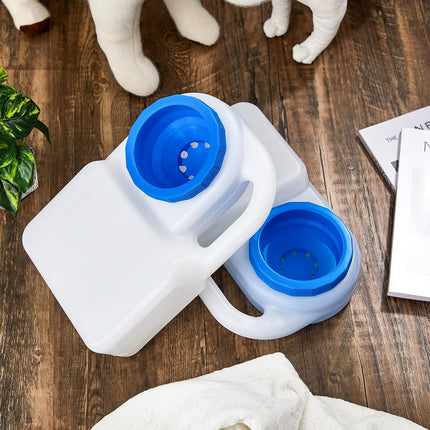 1 Pcs 3 Quart Dog Travel Water Bowl Portable Pet No Spill Water Bowl for Pet Dispenser for Small Large Dogs Cats Camping Hiking