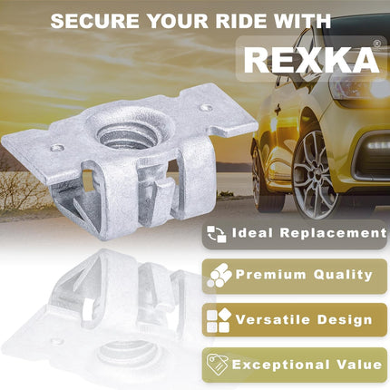 Rexka 20 Sets M4.2-1.41 (#8) Bumper Cover Fender Liner Screw Nut 11609952 11548270 for GM Chevy Hummer Buick Cadillac Saturn Cadillac GMC Trucks