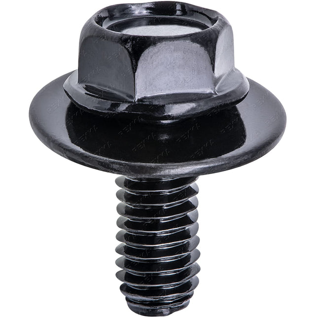 Rexka 30pcs M6-1.0 x 15mm Fender Liner Headlamp Assembly Screws Bolt for Mazda 9GG600616T Mazda 3 Mazda 6