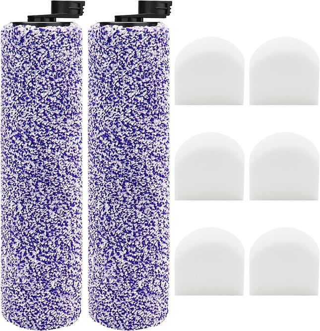 8 Pack Brush Roller and ilter Replacement or Shark WD201 V1259-DP01-F-160