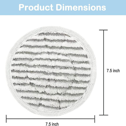 12 Pack Replacement Steam Mop Pads or Shark S8201 S7001 S8001 S7201 S7000AMZ S7000 S7005 S7020 S7001C Steam Mop, Steam & Scrub All-in-One Scrubbing and Sanitizing, Dirt Grip Scrub Washable Pad