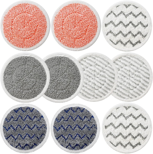 10 Pack Upgraded S7001 Pads Replacement Steam Mop Pads or Shark S7001 S8201 S7000 S7201 V1259-DP01-F-166