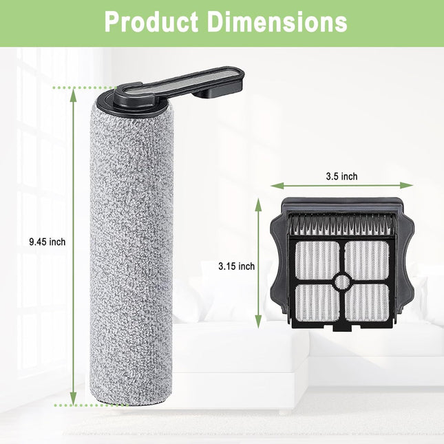 Brush and ilters Replacement Parts Accessories Compatible or Tineco loor ONE S5/loor One S5 Pro Cordless – product detail
