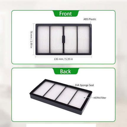 Replacement ilters Compatible with iRobot Roomba S Series S9 9150 S9+ Plus 9550 Robot Vacuums, 8-Pack.