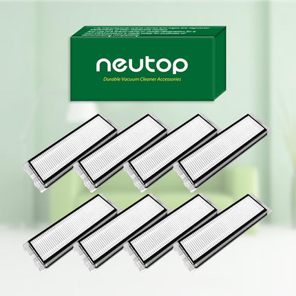Replacement ilters Parts, Compatible with  Q Revo/Qrevo 2R3W, Robot Vacuums Cleaner Replacement Spare Parts Accessories, 8-pack.