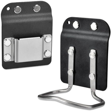 iGuerburn Drill Belt Holder & Hammer Holder Loop Clip on 2" Tool Belt for Impact Driver Drill Gun Nailer Rip Claw Framing Hammer