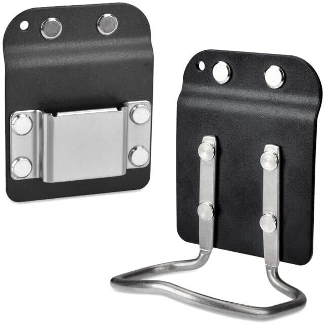 iGuerburn Drill Belt Holder & Hammer Holder Loop Clip on 2 Tool Belt for Impact Driver Drill Gun Nailer Rip