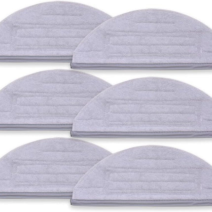 Mop Cloths Pads, Compatible with  S8, S8+, S7, S7+, S7 MaxV Plus/MaxV Ultra/Pro Ultra, Robot Vacuum Cleaners, Washable Spare Parts Accessories, 6-Pack.