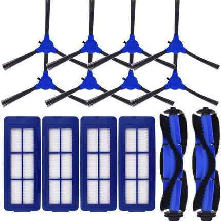 Replacement Parts Compatible with euy RoboVac 11S Max, 30C Max, G10, G20, G30, G30 Edge/Hybrid, Accessories with 2 Rollers 4 ilters 8 Side Brushes.
