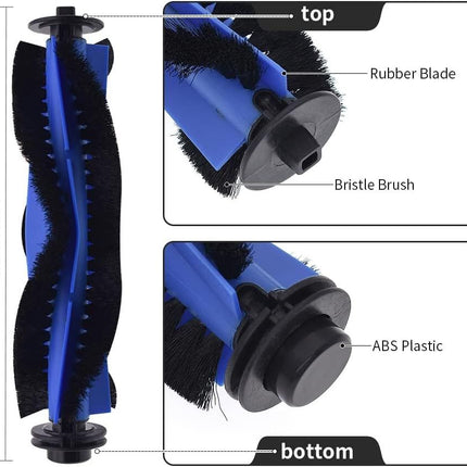 Replacement Parts Compatible with euy RoboVac 11S Max, 30C Max, G10, G20, G30, G30 Edge/Hybrid, Accessories with 2 Rollers 4 ilters 8 Side Brushes.