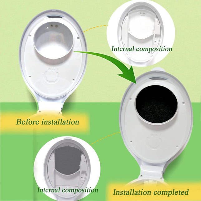 Diaper Pail Deodorizers Activated Charcoal Filter Refills Compatible with Ubbi Diaper Pail 6 Pack – product detail