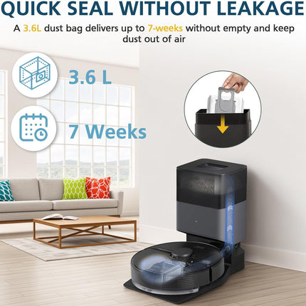 16 Packs Q10 Q7 Q5 Bag Replacement or  Q10 S5+, Q7 M5+, Q5 Max+, 3.6L Vaccum Bag or Q10 X5+, Q5+, Q5 Pro+, Q8 Max+, Q7+, Q7 Max+, S8+, S8 Pro Ultra, S7 Pro Ultra, S7 MaxV Ultra