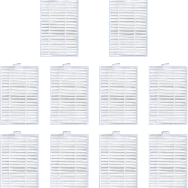 10Pcs Hepa ilters or iHome AutoVac Eclipse iHRV1 / iHome AutoVac Eclipse G iHRV2 Robot Vacuum Cleaner Replacement 10 PACK Hepa ilters