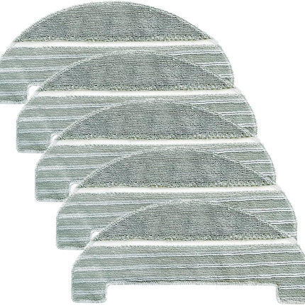 5Pcs Mopping Cloths Pads or iHome AutoVac Nova, Halo Sel Empty Robot Vacuum Replacement Accessory Parts