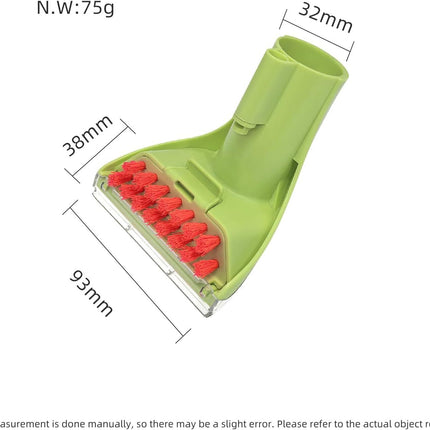 Replacement Parts Compatible with Bissell Little Green Machine 4075 4095 4064 Series - 4" Tough Stain Brush Tool Attachment Nozzle Head Portable Carpet & Upholstery Cleaner