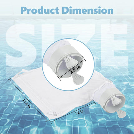 Pool Spa Zippered Bags Replacement or Polaris 280, 480 Pool Cleaner All Purpose ilter Bags K13 K16 (2 Pack)