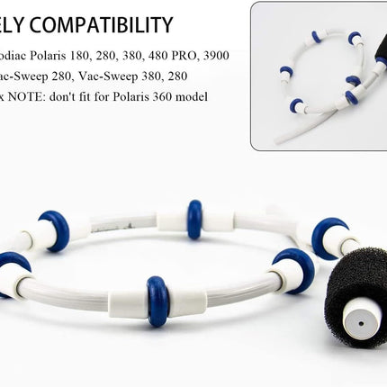Automatic Pool Cleaner Sweep Hose Complete B5 B-5 Replacement or Zodiac Polaris 280 380 480 180 Pool Cleaner - 2 Pack