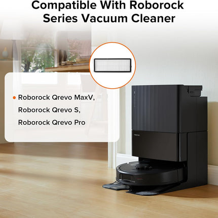 2 Pack Washable ilter or  Qrevo MaxV, Qrevo S, Qrevo Plus, Qrevo Pro, Qrevo Curv, Qrevo Curv S5X, Qrevo Edge, Qrevo Edge S5A QV 35A Robot Vacuum Cleaners