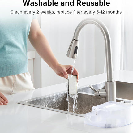 2 Pack Washable ilter or  Qrevo MaxV, Qrevo S, Qrevo Plus, Qrevo Pro, Qrevo Curv, Qrevo Curv S5X, Qrevo Edge, Qrevo Edge S5A QV 35A Robot Vacuum Cleaners