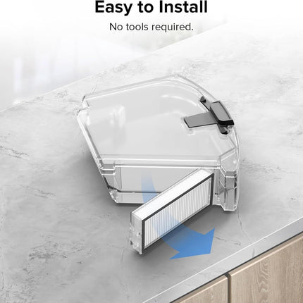 Washable ilter or  Q7 Max, Q7 Max+, Q8 Max, Q8 Max+, Q5 Pro, Q5 Pro+, Q5 Max+, Q5 DuoRoller+ Robot Vacuum Cleaners (2Pcs), Replacement Washable ilter or Robotic Vacuum