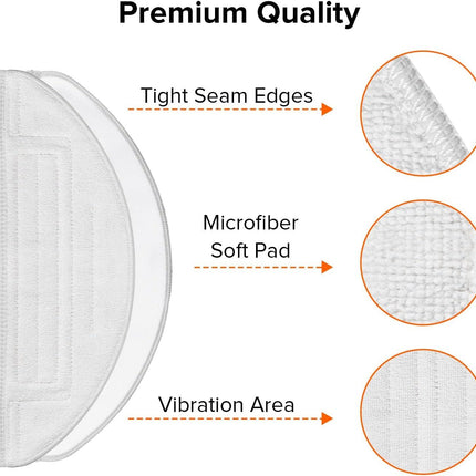Mop Cloth or S8+ & S8 & S7 MaxV Robot Vacuum (2 Pcs)