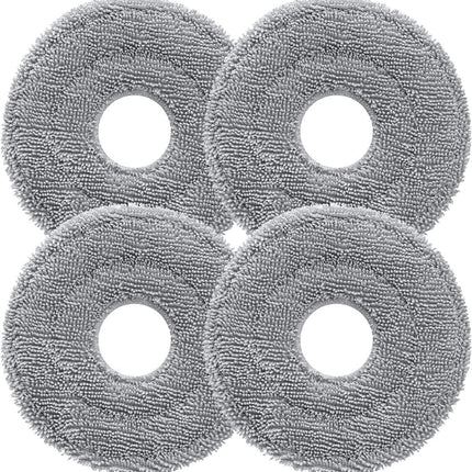 Rotating Mop Cloth or Saros 10R & Saros Z70 Robot Vacuum Cleaner, 4PCS High-Absorbency Microiber, 200 RPM Spinning Speed, 30 Water low Levels